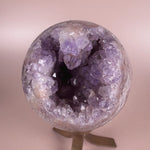Esté Crystals crystal Amara Heart Shaped Druzy Pink Amethyst Sphere