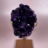Esté Crystals crystal Amethyst Pom Pom Flower on Stand