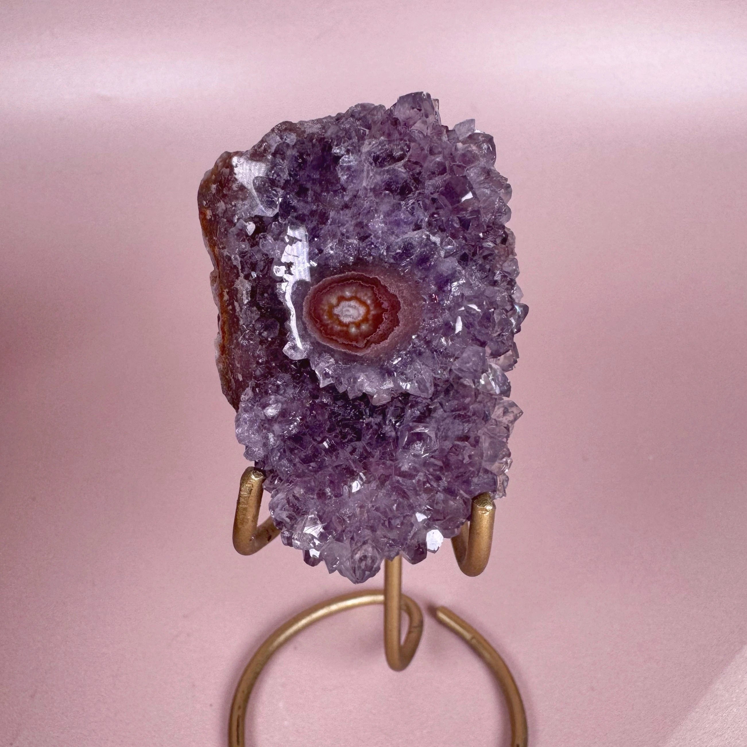 Esté Crystals crystal Amethyst Stalactite with Stand