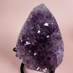 Esté Crystals crystal Amethyst with Hematite Teardrop