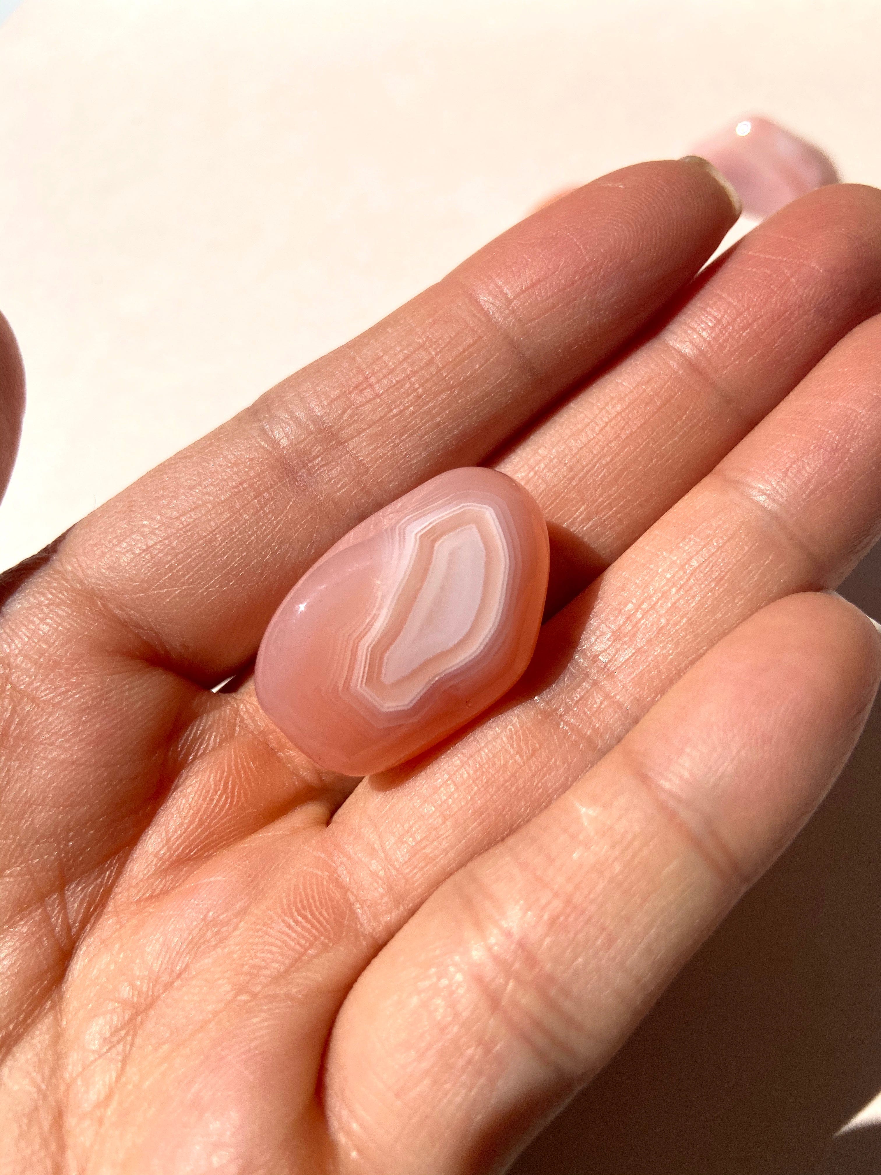 Esté Crystals crystal Apricot Agate Tumbles