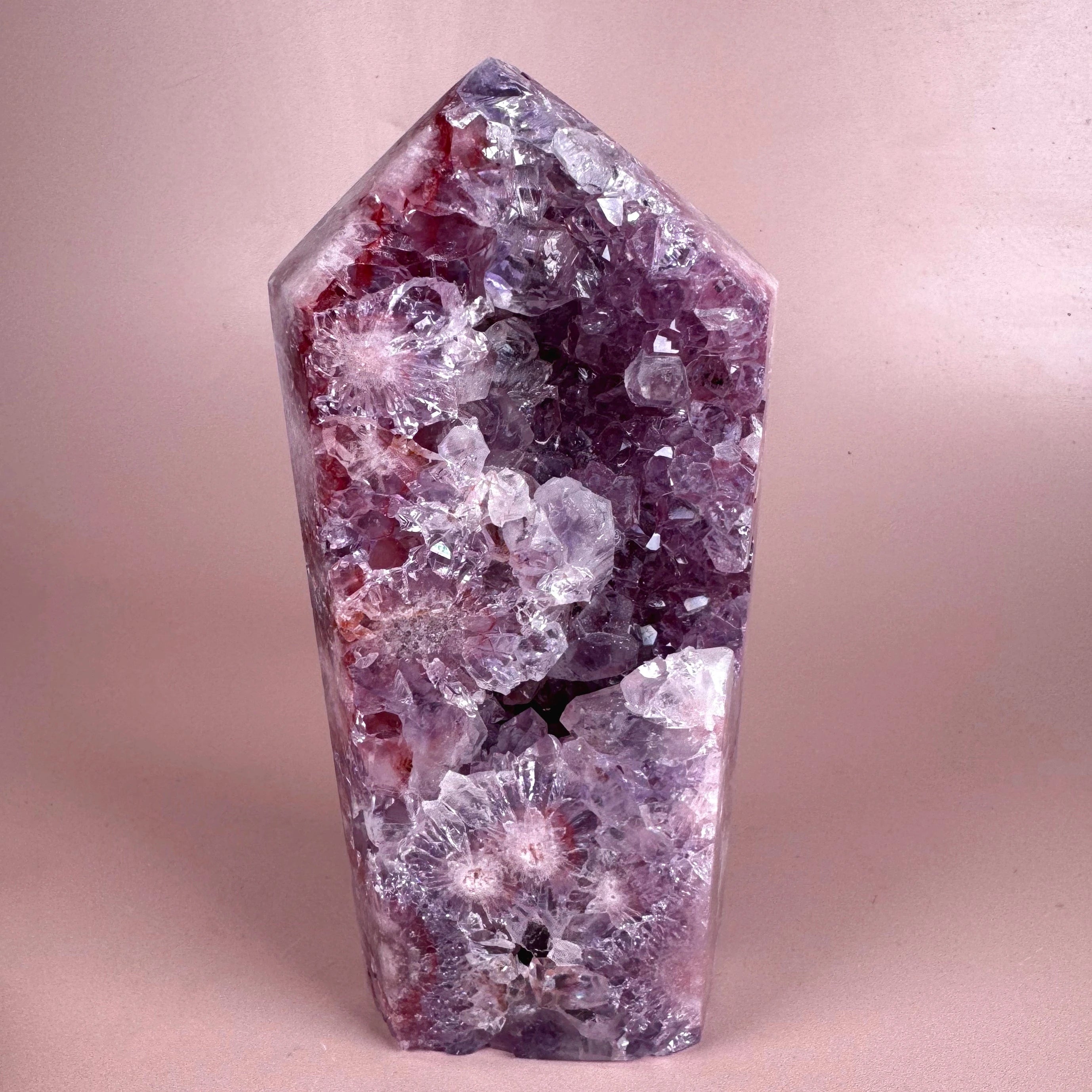 Esté Crystals crystal Aurelia Pink Amethyst Berry Tower