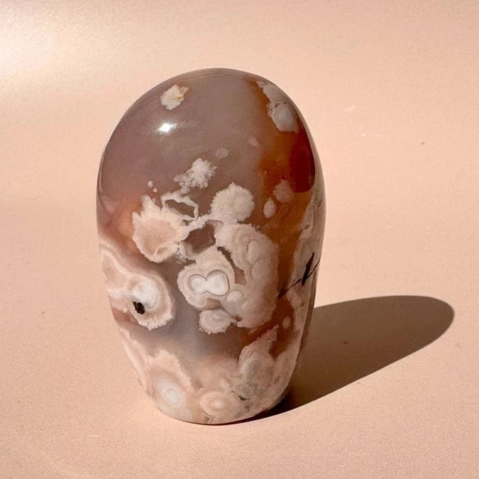 Esté Crystals crystal Aurora Flower Agate Freeform