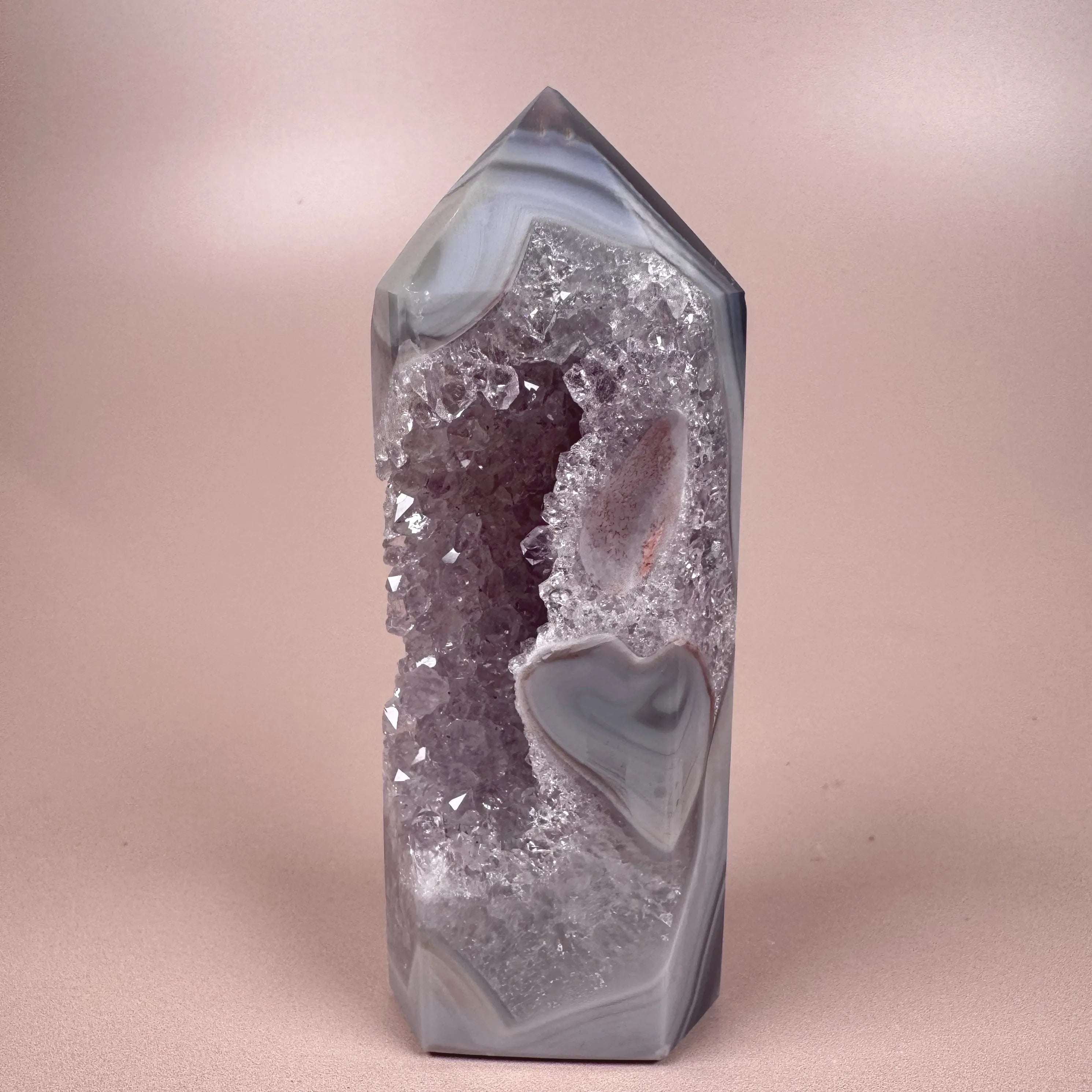 Esté Crystals crystal Ayla Agate Tower