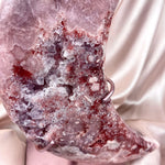 Esté Crystals crystal Ayla Pink Amethyst Moon with Stand