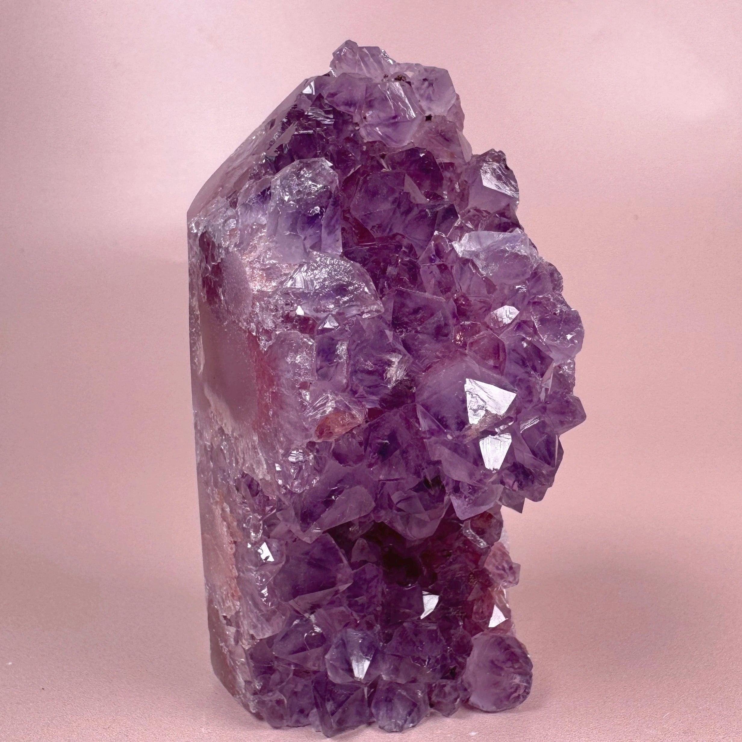 Esté Crystals crystal Azalea Pink Amethyst Flower Tower