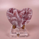 Esté Crystals crystal Belle Pink Amethyst Heart