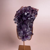 Esté Crystals crystal Berry Pink Amethyst Druzy with Stand
