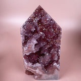 Esté Crystals crystal Berry Pink Amethyst Tower