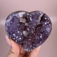 Esté Crystals crystal Berry Rainbow Amethyst Heart