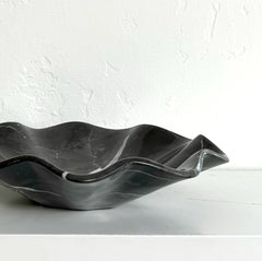 Esté Crystals crystal Black Marble Bowl