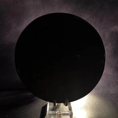 Esté Crystals crystal Black Obsidian Mirror Plate