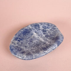 Esté Crystals crystal Blue Calcite Bowl