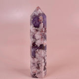 Esté Crystals crystal Blue Flower Agate Tower