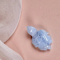 Esté Crystals crystal Blue Lace Agate Mini Turtle