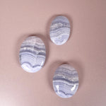 Esté Crystals crystal Blue Lace Agate Palms