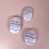 Esté Crystals crystal Blue Lace Agate Palms