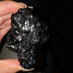 Esté Crystals crystal Bougie Black Tourmaline Cluster
