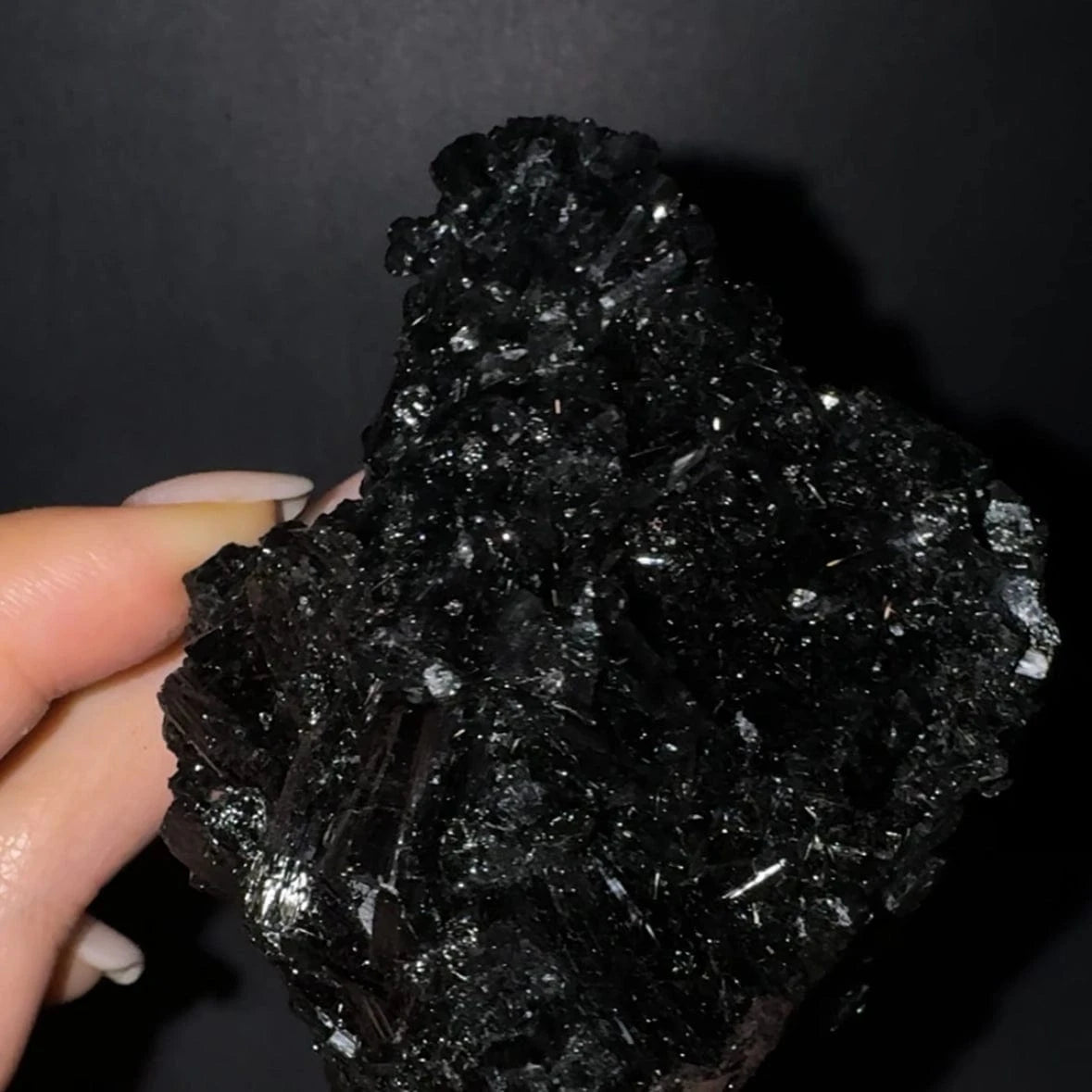 Esté Crystals crystal Bougie Black Tourmaline Cluster