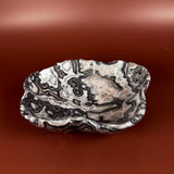 Esté Crystals crystal Calyx Black and White Onyx Bowl