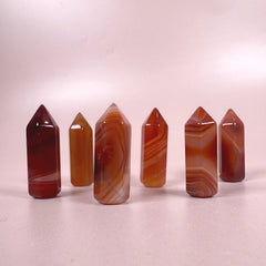 Esté Crystals crystal Carnelian Agate Mini Towers