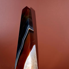 Esté Crystals crystal Carnelian Agate Tower