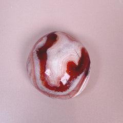 Esté Crystals crystal Carnelian Banded Palm Stone