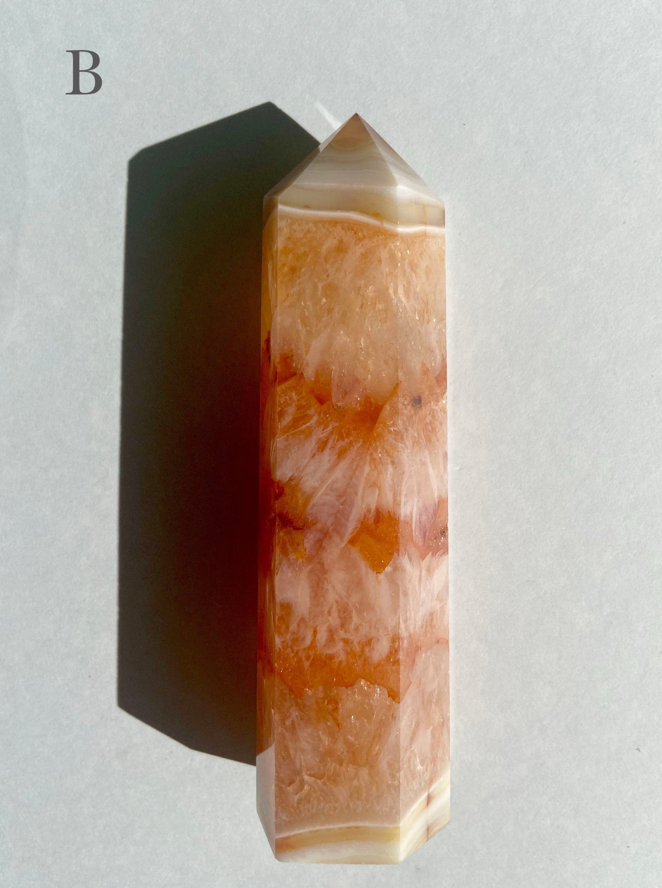Esté Crystals crystal Carnelian Crystal Towers