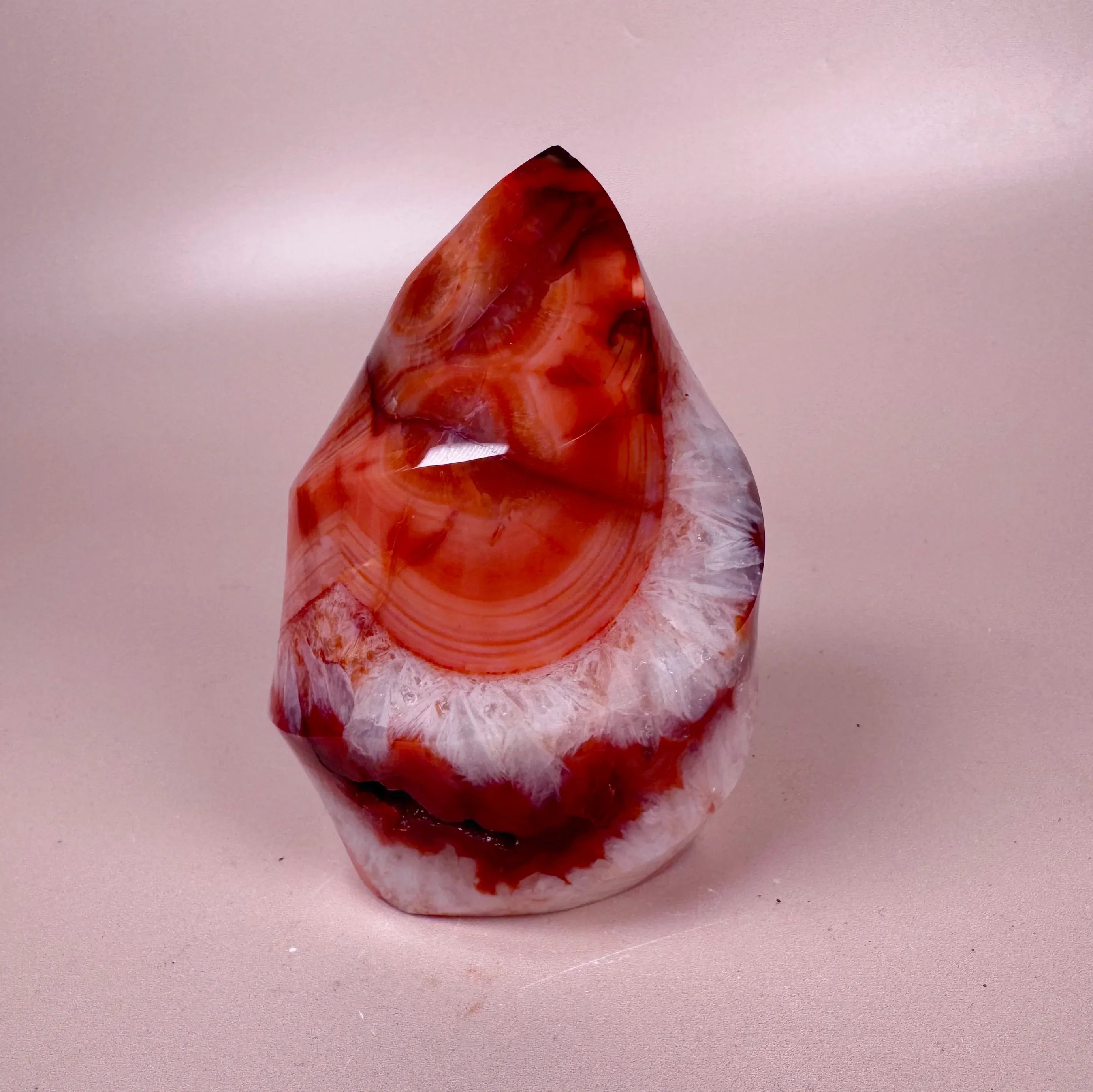 Esté Crystals crystal Carnelian Flame