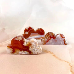 Esté Crystals crystal Carnelian Flower Agate Clouds
