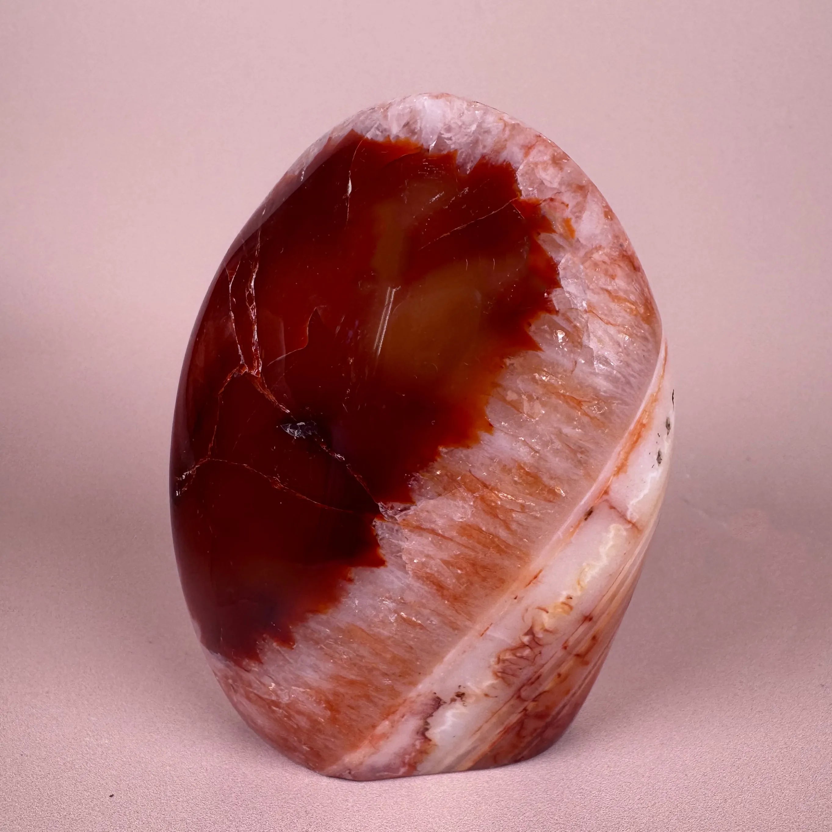 Esté Crystals crystal Carnelian Freeform