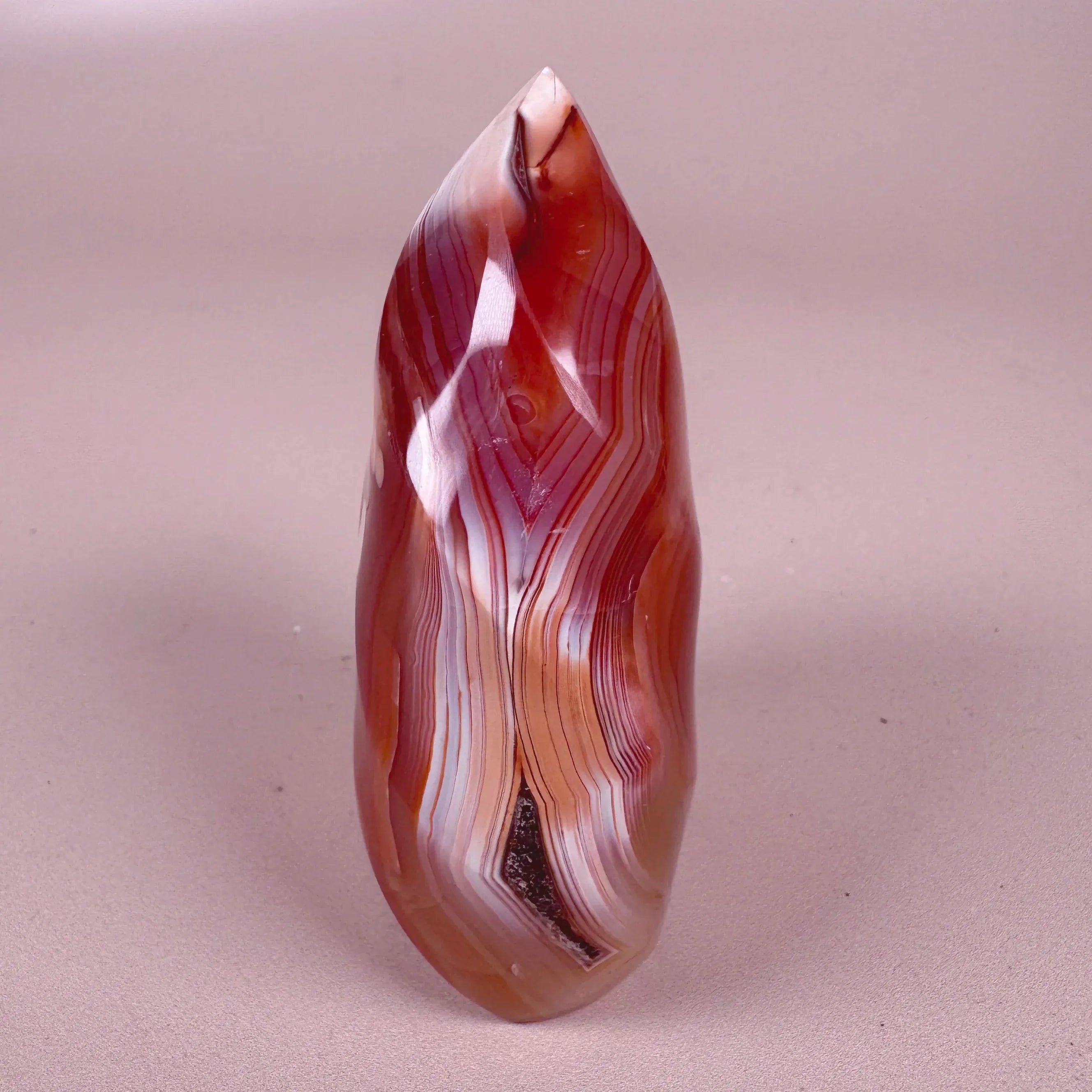 Esté Crystals crystal Carnelian Orca Flame
