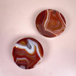 Esté Crystals crystal Carnelian Sphere Stands