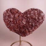 Esté Crystals crystal Cerise Red Pink Amethyst Heart