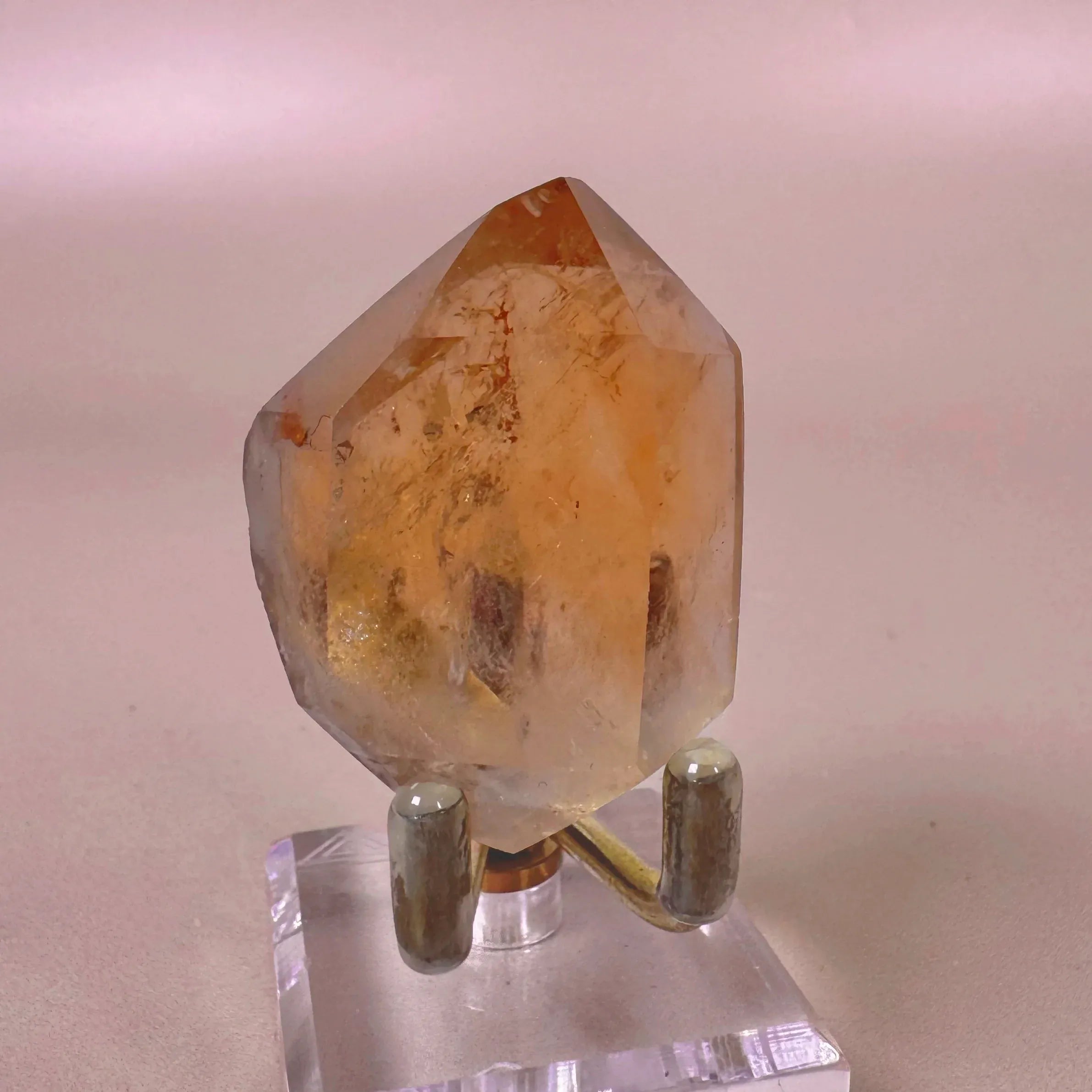 Esté Crystals crystal Champagne Citrine Double Terminated Point