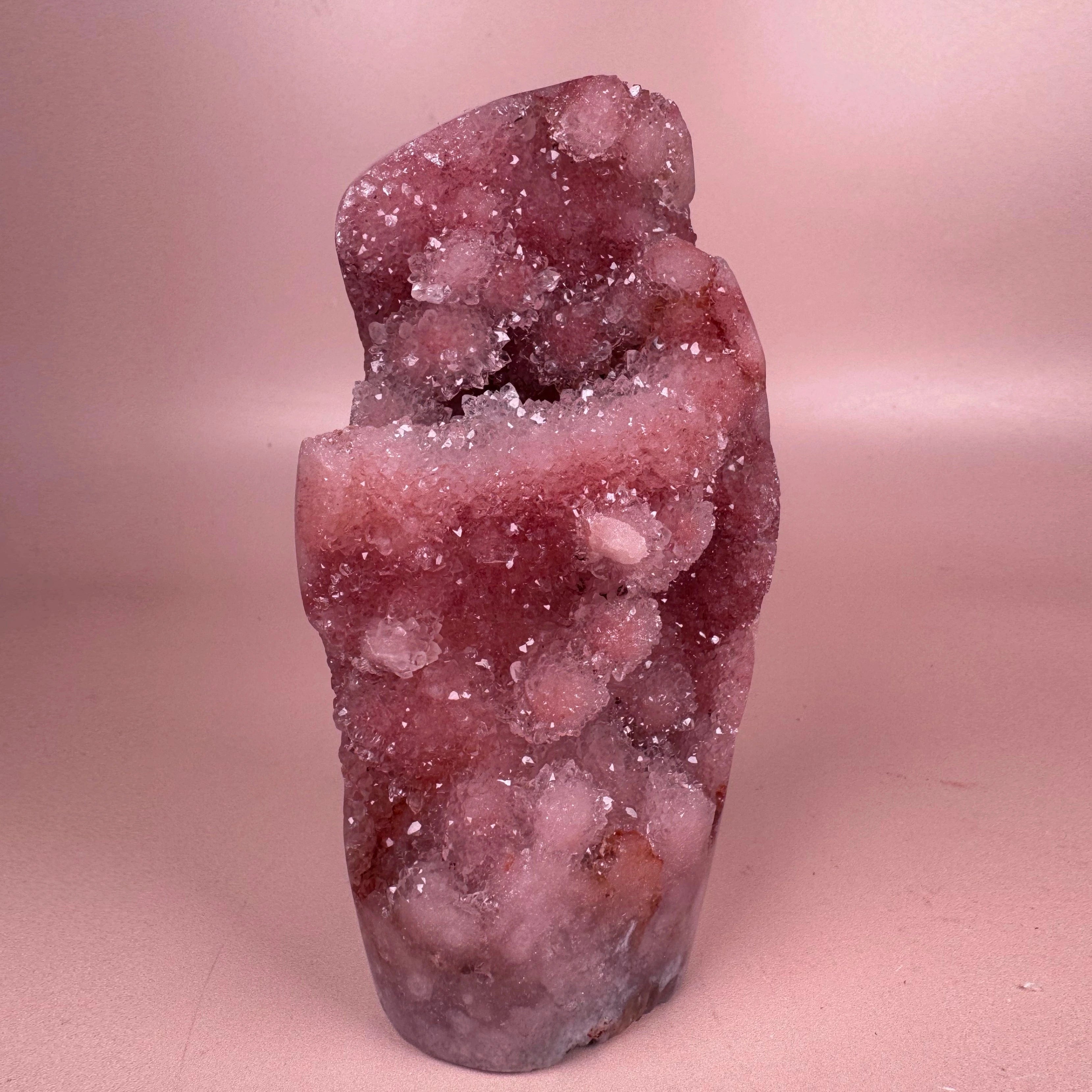 Esté Crystals crystal Charlene Pink Amethyst Freeform