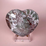 Esté Crystals crystal Chunky Green Petrified Wood Heart
