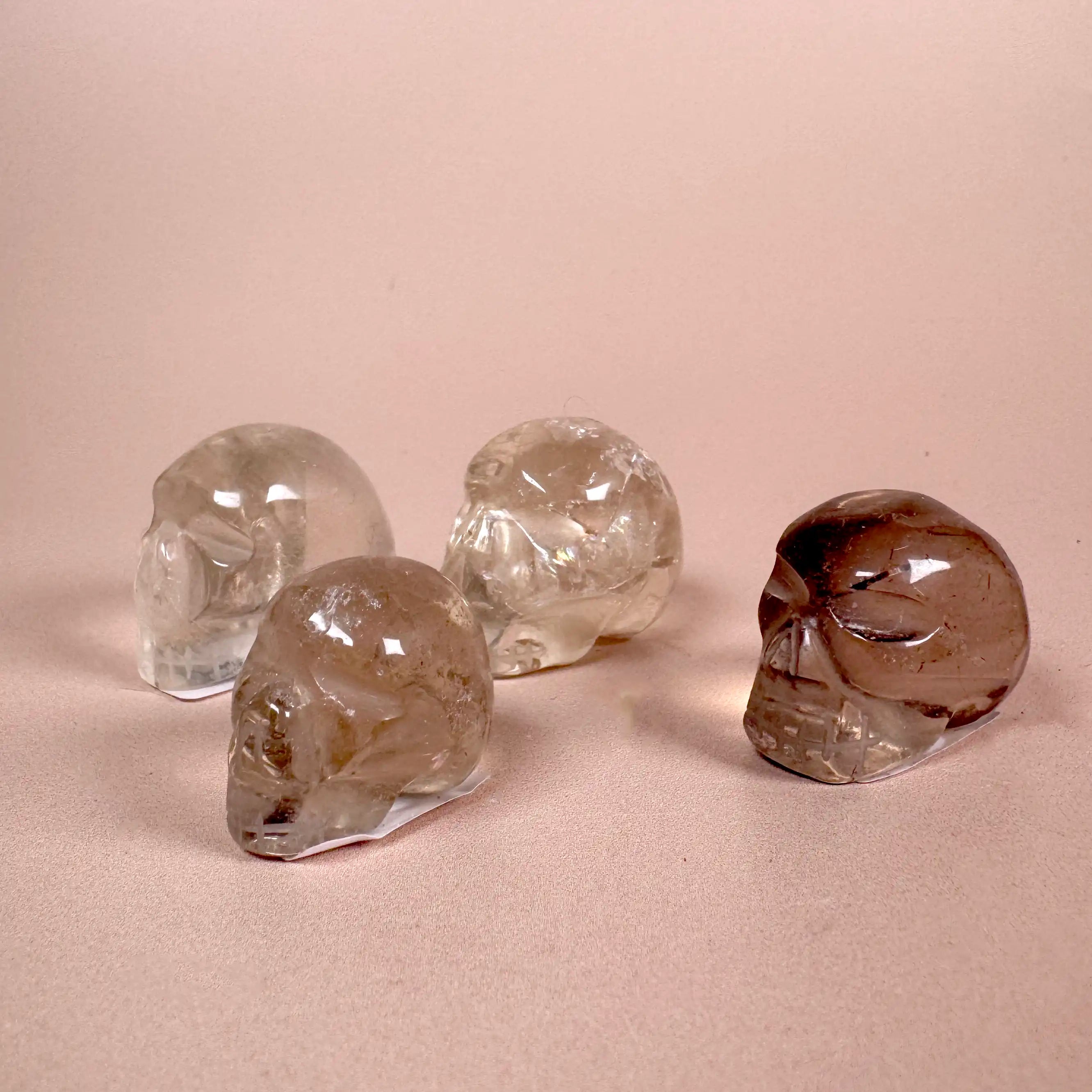 Esté Crystals crystal Citrine Mini Skulls