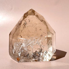 Esté Crystals crystal Citrine Tower with Rutile
