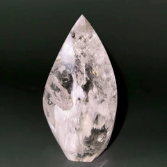 Esté Crystals crystal Citrine with Albite Flame