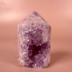 Esté Crystals crystal Clara Pink Amethyst Tower