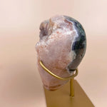 Esté Crystals crystal Cori Pink Amethyst Rosette Filled Heart with Stand