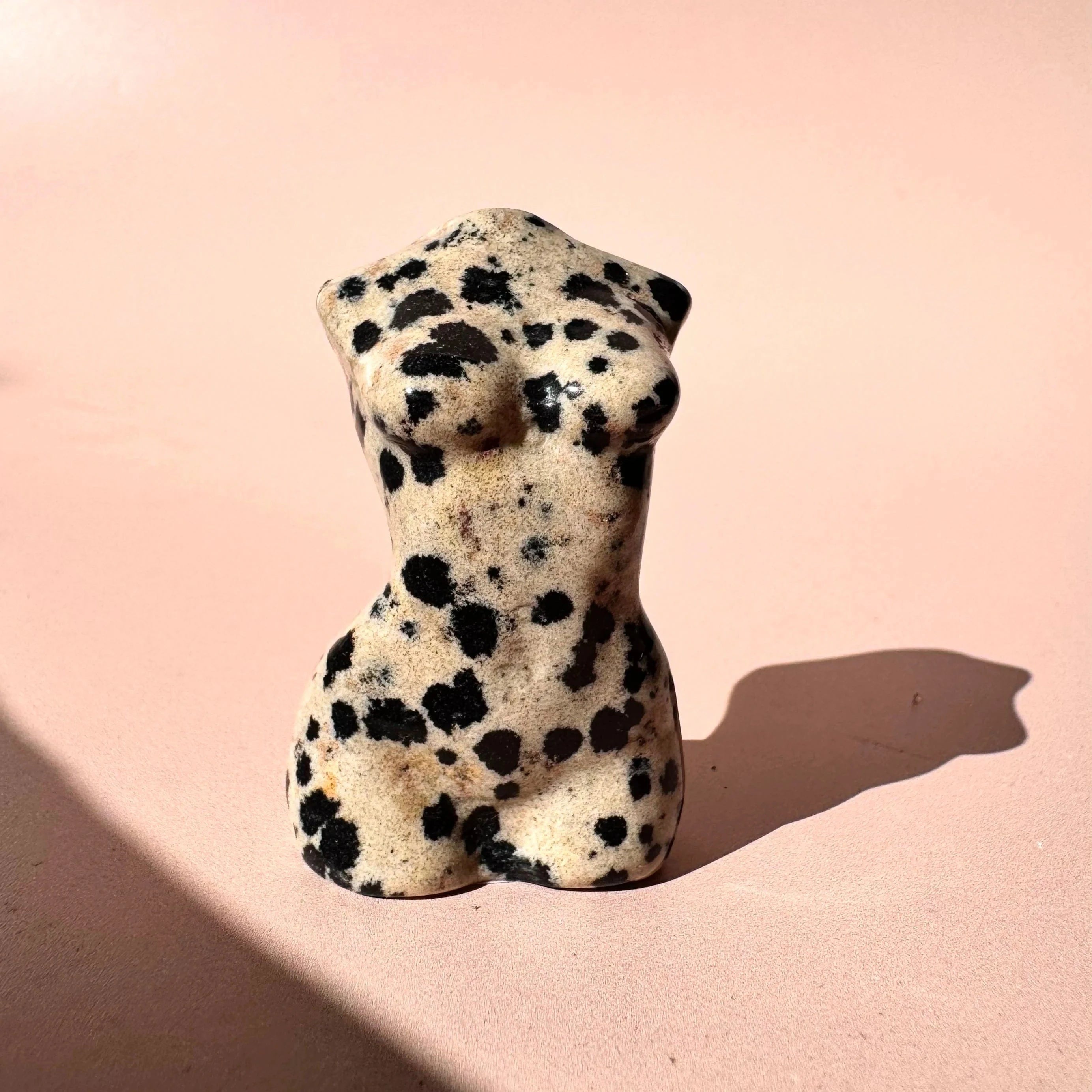 Esté Crystals crystal Dalmatian Jasper Goddess Body