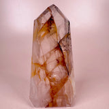 Esté Crystals crystal Dendritic Golden Healer Tower