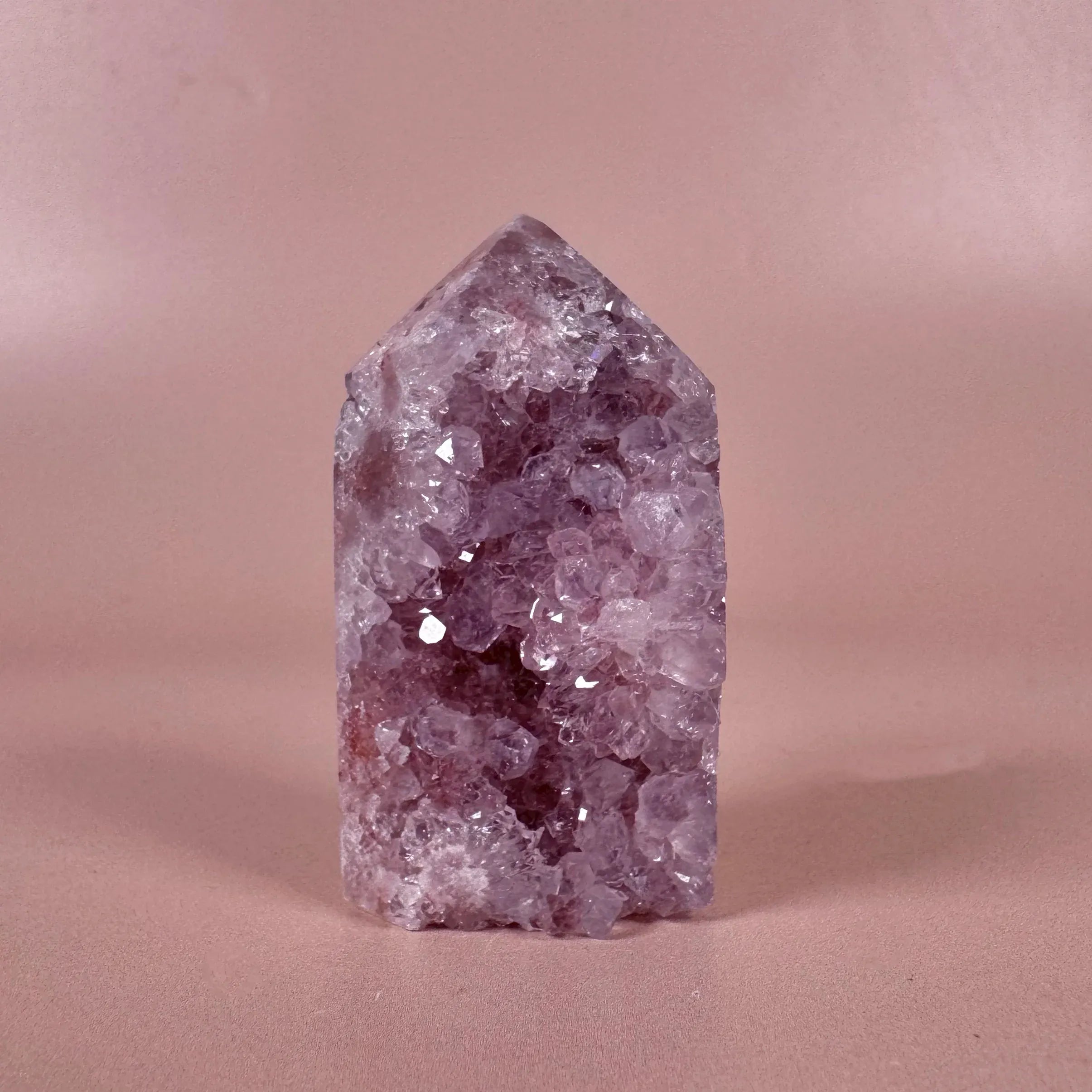 Esté Crystals crystal Double Sided Alina Pink Amethyst Tower