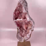 Esté Crystals crystal Double Sided Peachy Pink Amethyst Freeform