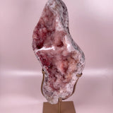 Esté Crystals crystal Double Sided Peachy Pink Amethyst Freeform