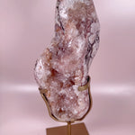 Esté Crystals crystal Double Sided Peachy Pink Amethyst Freeform
