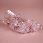 Esté Crystals crystal Double Sided Pink Himalayan Quartz with Chlorite Inclusions