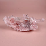 Esté Crystals crystal Double Sided Pink Himalayan Quartz with Chlorite Inclusions